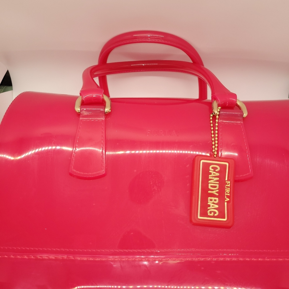 Medium Fuschia Furla Candy Bag